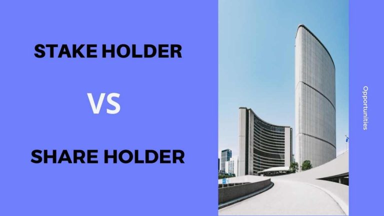 stakeholder vs shareholder