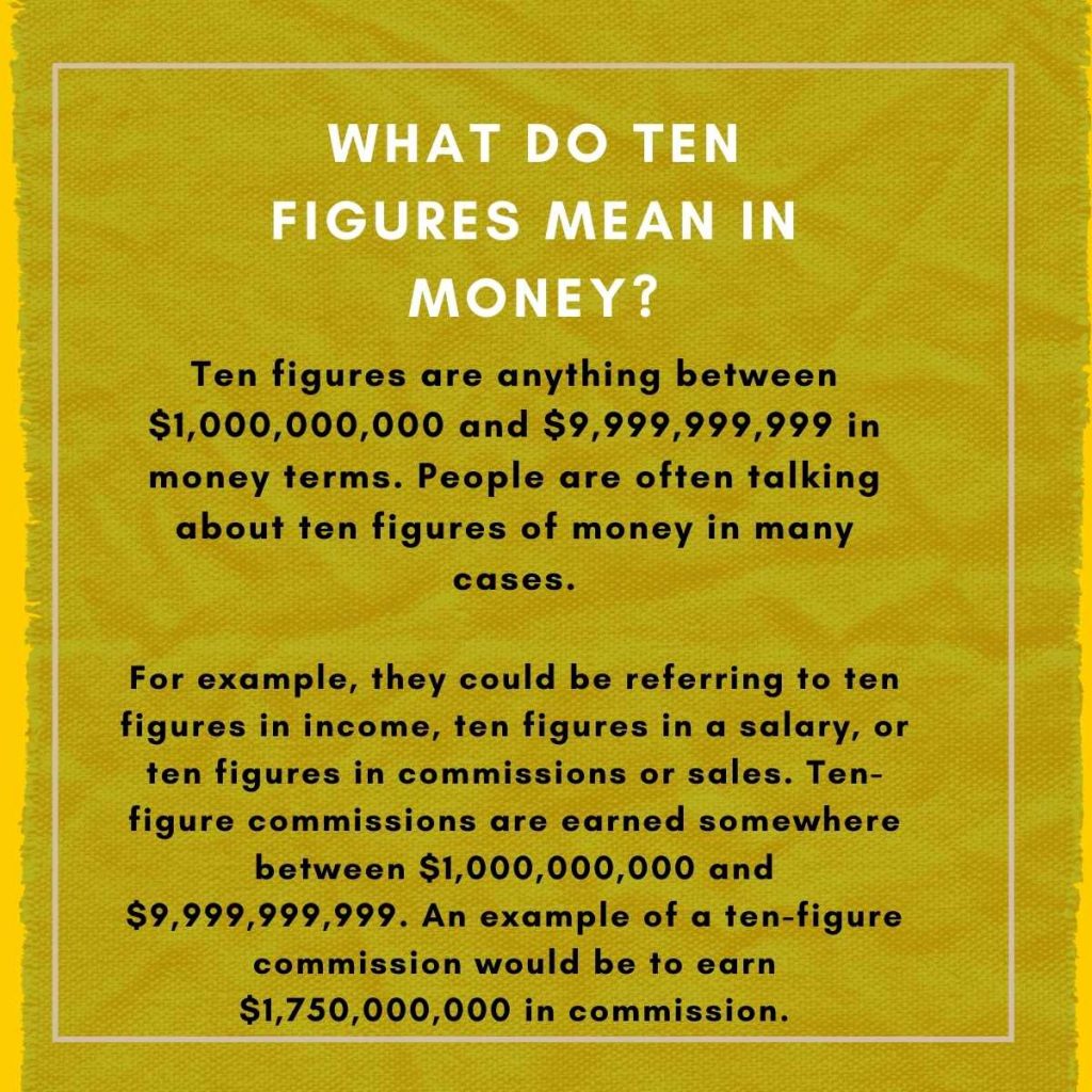 How Much is 10 Figures (money)