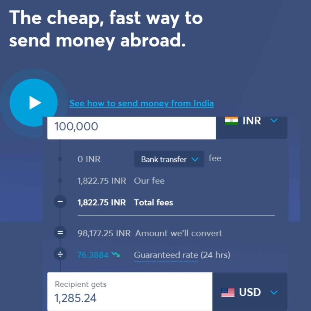 cheap, fast way to send money abroad