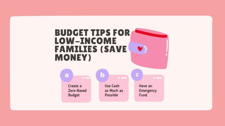 Budget Tips for low-income familie