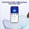Unlimited India calling plans from the USA