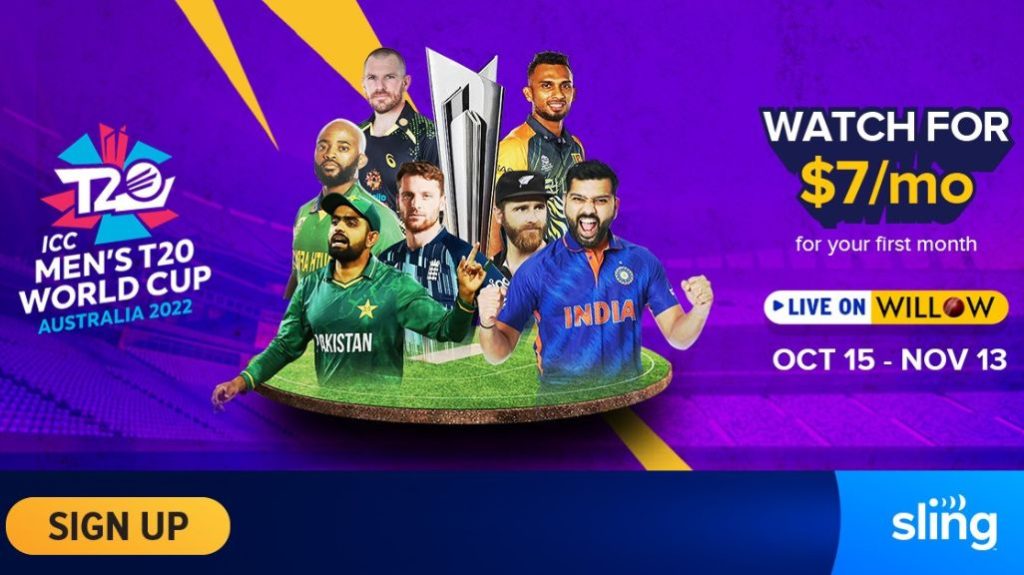 How to Watch T20 World Cup on Sling