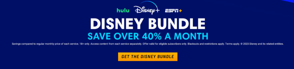 Get Disney bundle