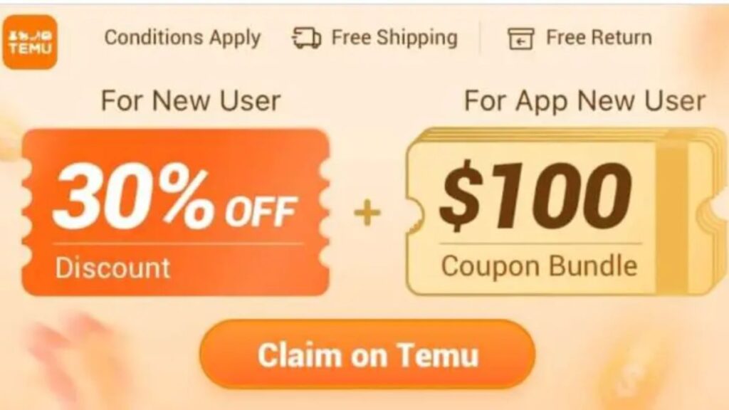 Temu Sign Up Bonus