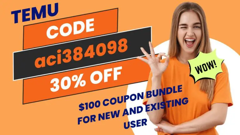 Temu $100 Coupon