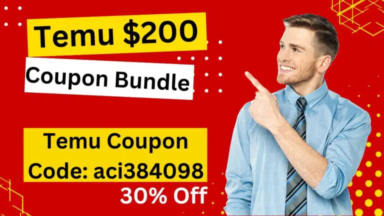 Temu $200 Coupon Bundle